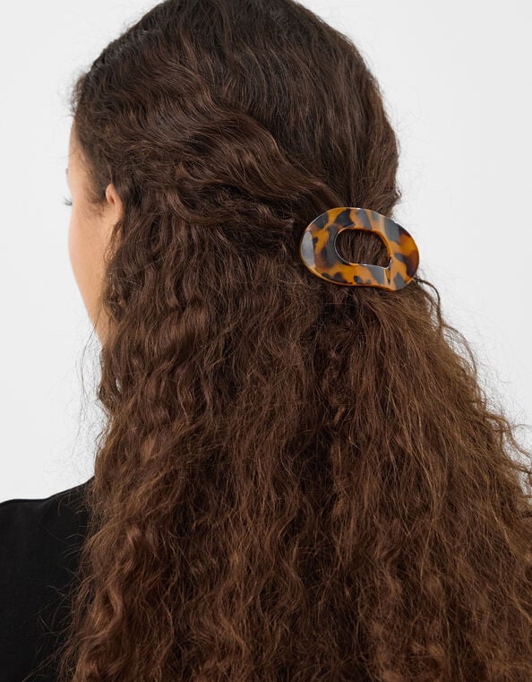 Small Tort Flat Claw Clip, , large