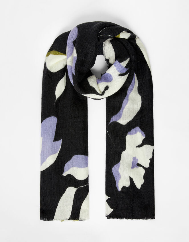 Hannah-Beth Floral Blanket Scarf, , large