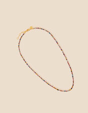 Gold-Plated Beaded Necklace, , large