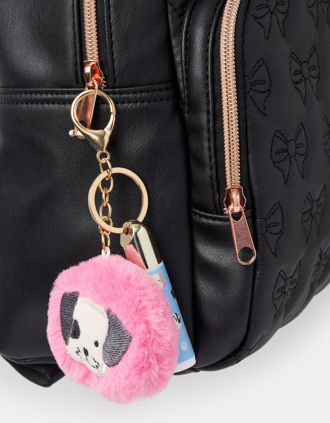 Girls Dog Lip Balm Bag Charm, , large