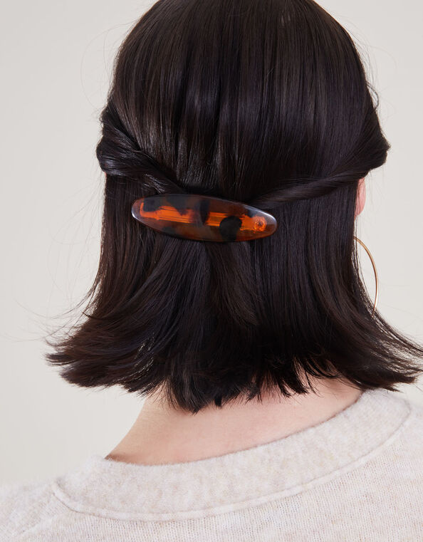 Tortoiseshell Barrette Clip, , large