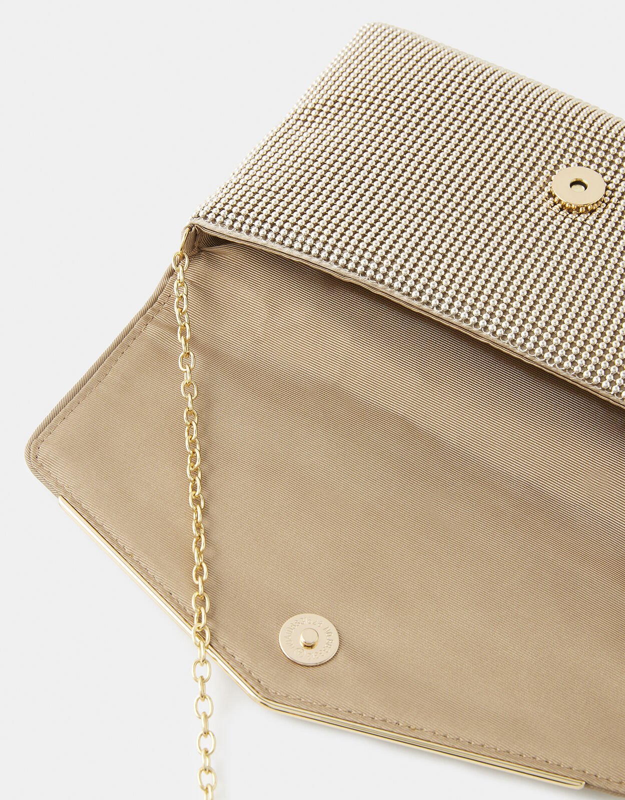 Gold envelope cheap clutch bag