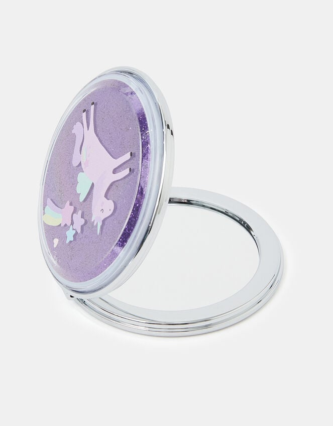 Girls Unicorn Compact Mirror, , large