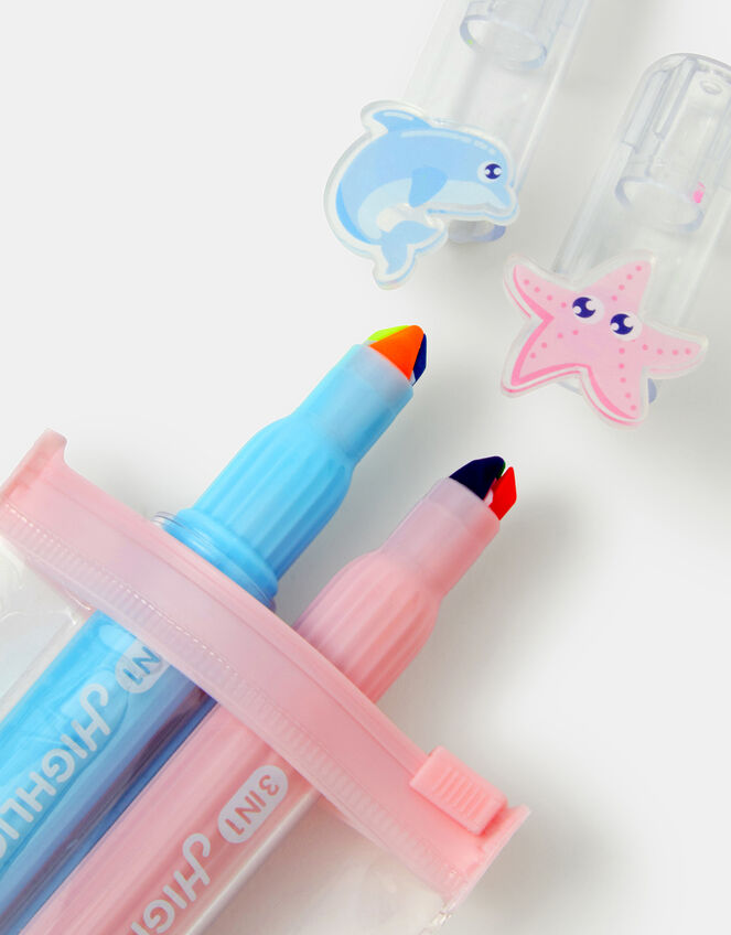 Girls 3 in 1 Highlighter Set, , large