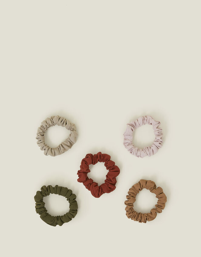 5-Pack Skinny Scrunchies, , large