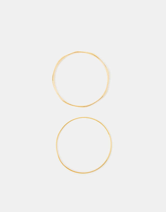 2-Pack 14ct Gold-Plated Bangles, , large