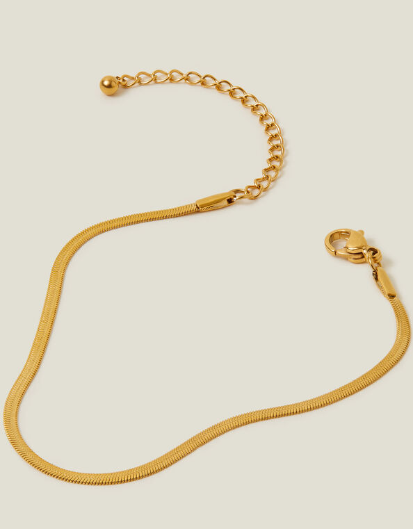 Stainless Steel Omega Chain Bracelet, , large