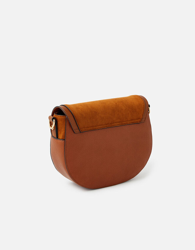 Nicola Saddle Cross-Body Bag , , large