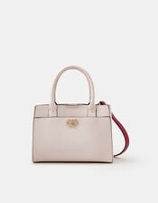 Double Heart Crossbody Handbag, , large