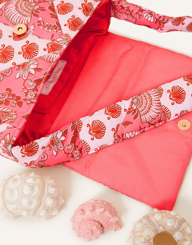 Patchwork Print Cross-Body Bag, , large