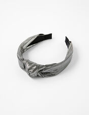 Metallic Knot Headband, , large