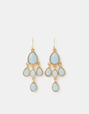 Resin Stone Chandelier Drop Earrings, , large