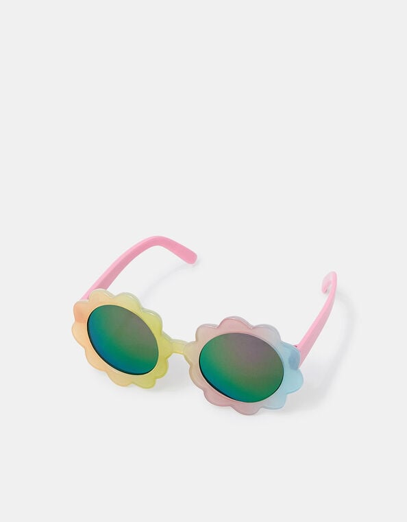 Girls Flower Ombre Sunglasses, , large