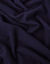 Grace Super-Soft Blanket Scarf, Blue (NAVY), large