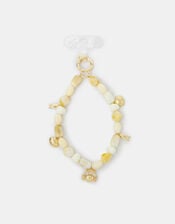 Shell Charm Beaded Wrist Phone Strap, , large
