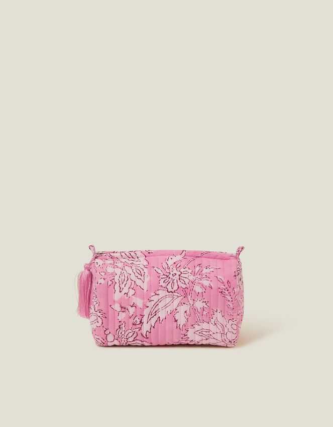 Medium Quilted Make Up Bag, , large