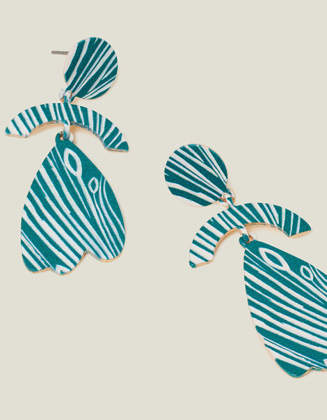 Print Mix Shape Earrings, , large