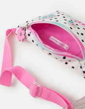 Girls Polka Dot Bum Bag, , large