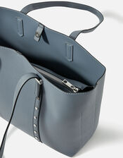 Studded Strap Tote Bag, , large