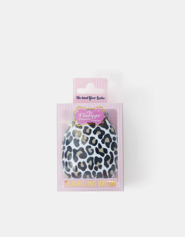 The Vintage Cosmetic Company Leopard Print Detangling Brush, , large