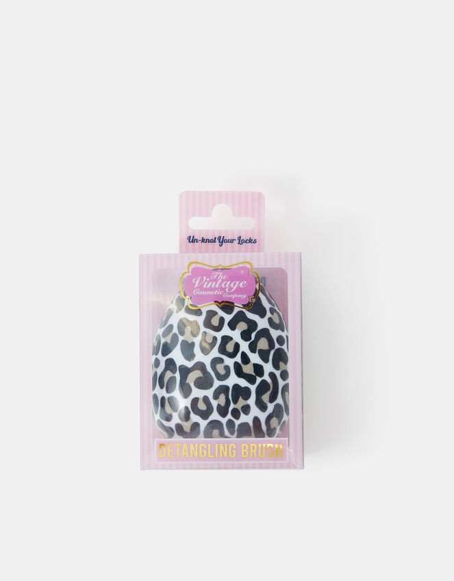 The Vintage Cosmetic Company Leopard Print Detangling Brush, , large