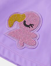 Girls Flamingo Swimming Cap, , large