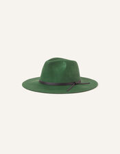Wool Fedora, Green (GREEN), large
