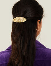 Pleated Barrette Clip, , large