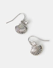 Seashell Charm Earrings, , large