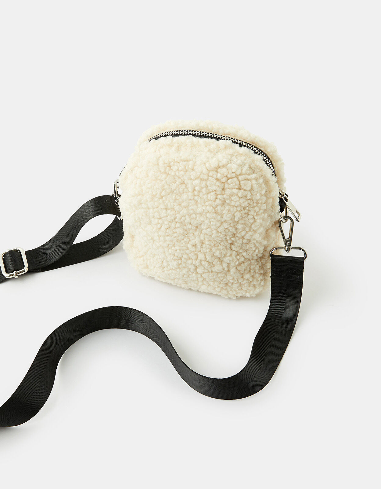 Fluffy Shearling Cross Body Bag