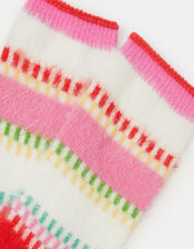 Stripe Bed Socks, , large