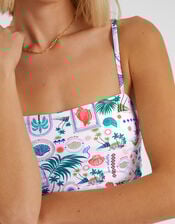 Postcard Print Swimsuit, Ivory (IVORY), large