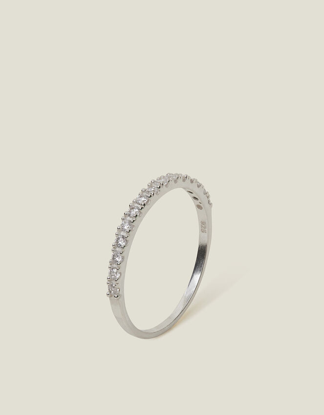 Sterling Silver Eternity Ring, Silver (SILVER), large