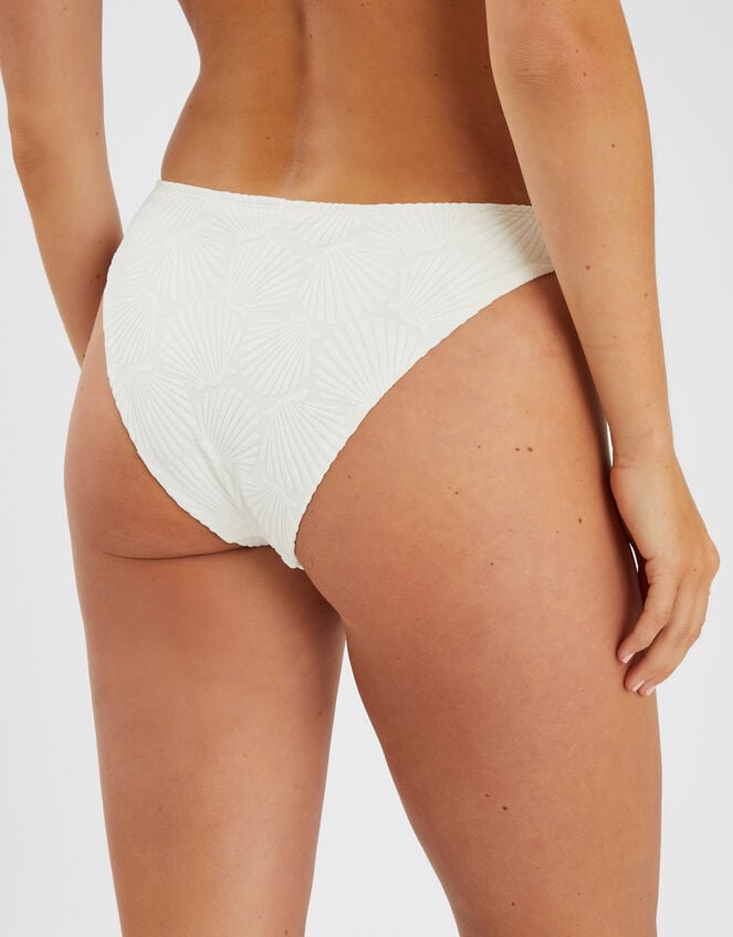 Seashell Bikini Bottoms, White (WHITE), large