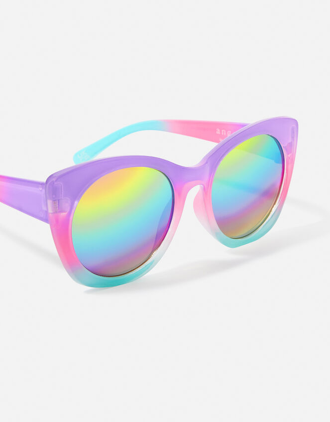 Girls Rainbow Ombre Sunglasses, , large