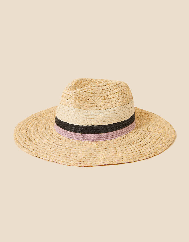 Colourblock Band Fedora , , large