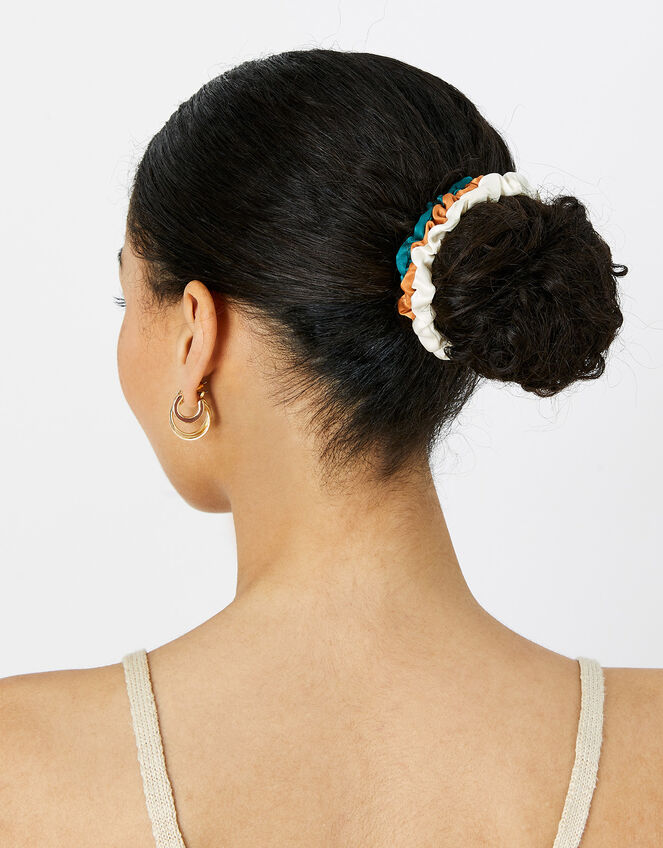 Scrunchies in Pure Silk 5 Pack, , large