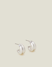 Mini Double Hoop Earrings, , large