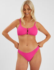 Textured Bikini Bottoms, Pink (PINK), large