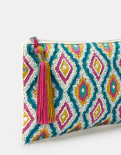 Diamond Embellished Clutch Bag, , large