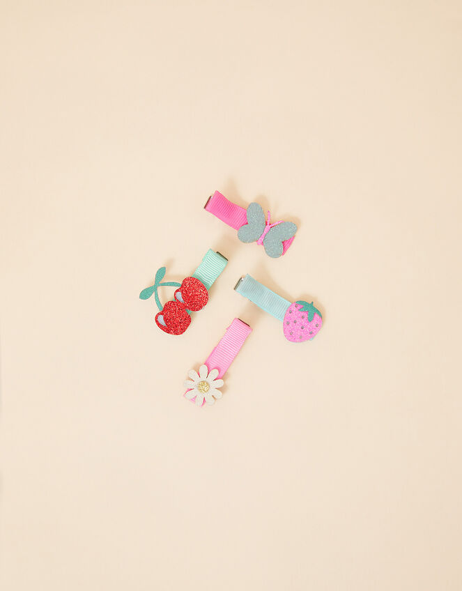 Retro Spring Hair Clips 4 Pack, , large