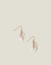 Leaf Drop Earrings, , large