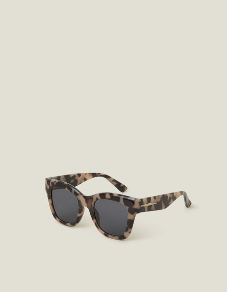 Chunky Tort Square Sunglasses, , large