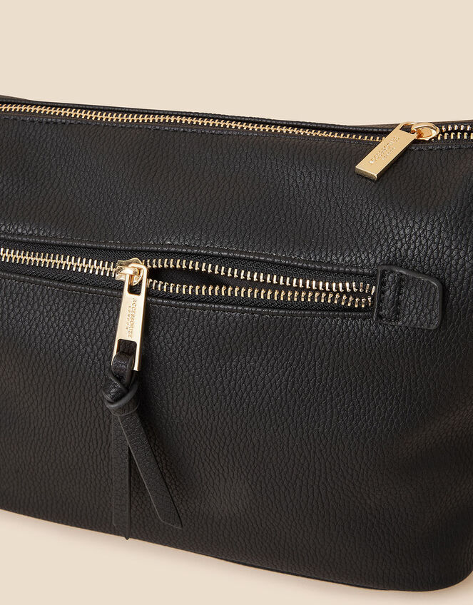 Soft Webbing Cross-Body Bag, Black (BLACK), large