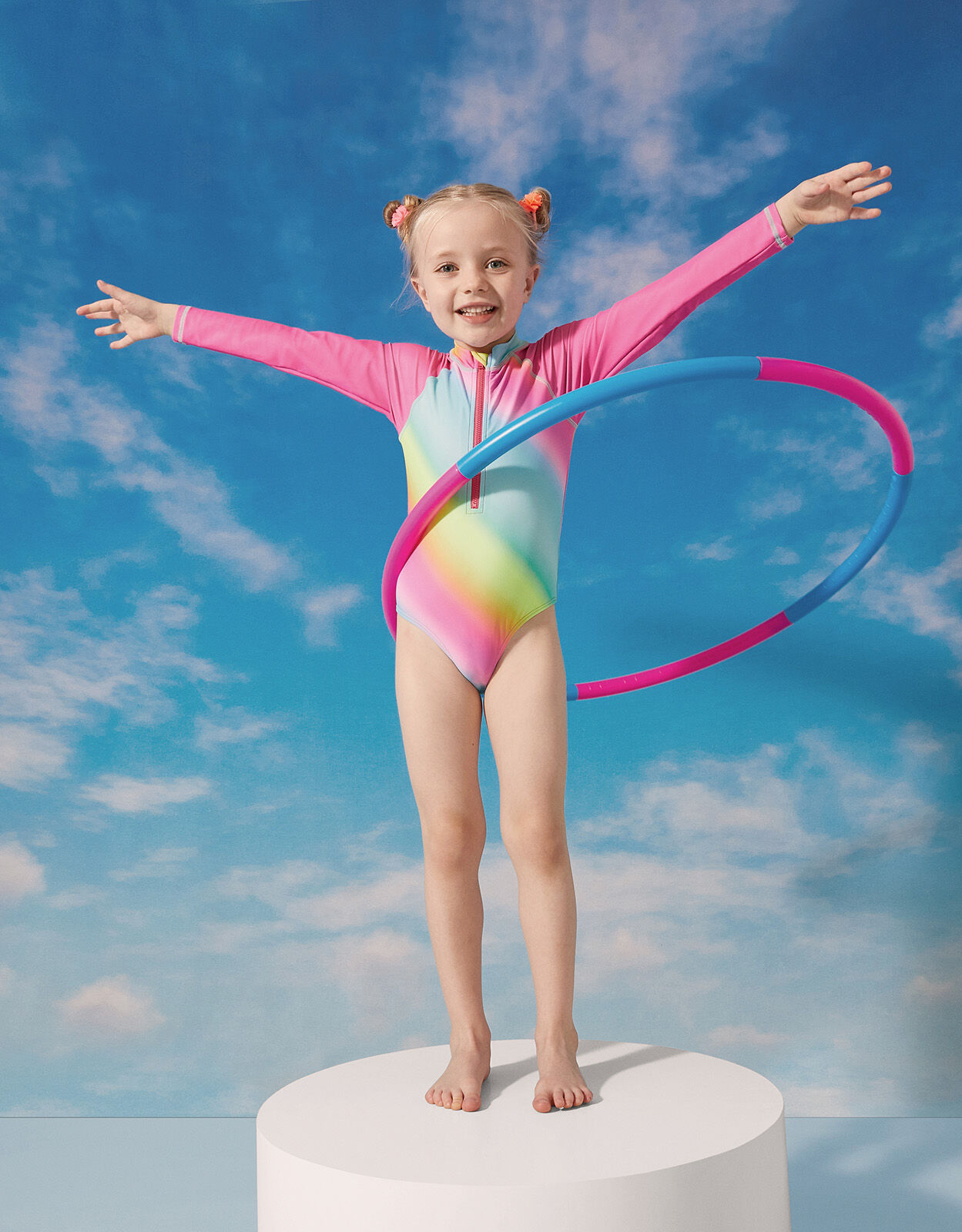 Girls long sleeve swim hot sale