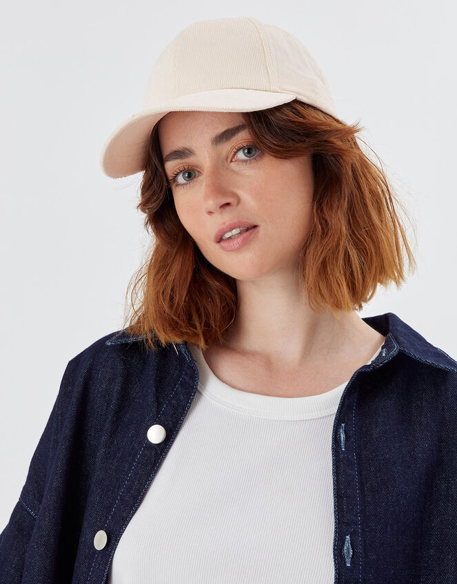Soft Cord Cap, Natural (NATURAL), large