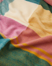 Check Blanket Scarf, , large
