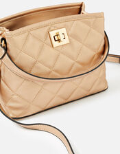 Quilted Handheld Small Bag, , large