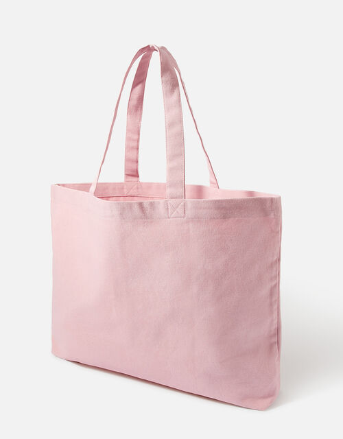 Mrs Embroidered Shopper Bag, , large