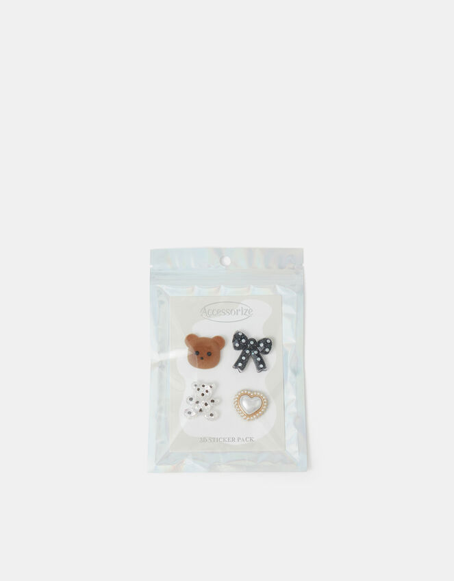 Polka Dot Teddy 3D Tech Sticker Pack, , large